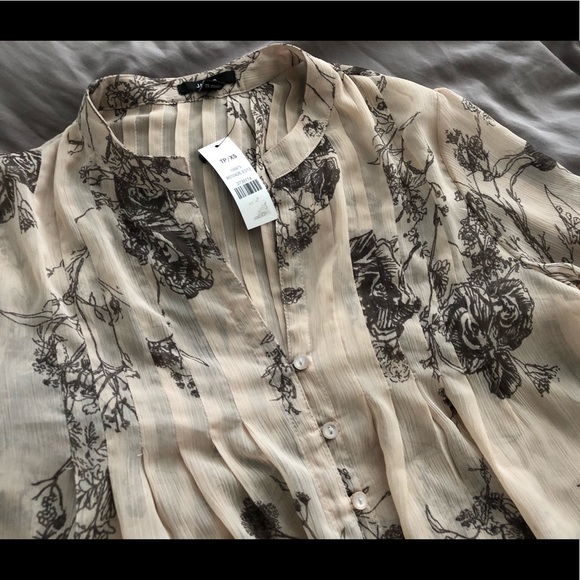 Jacob beige floral blouse. BNWT. - Picture 5 of 6
